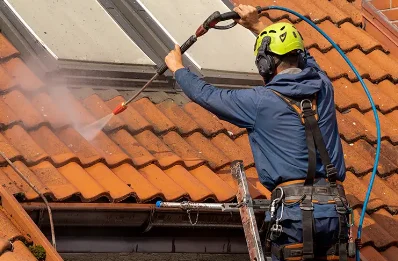 Démoussage et hydrofuge de toiture à Allondaz